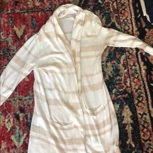 Women’s long striped cardigan